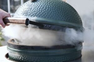 Big Green Egg Medium - met onderstel en hoes