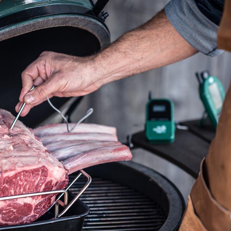 Digitale Temperatuurmeter voor Koken - Lange Sonde Meetgereedschap Met Pannenclip - Digitale Snoep Temperatuurmeter Met Draaibaar Display | Voor Koken Grillen BBQ Restaurant Buiten Suikerbrouwen