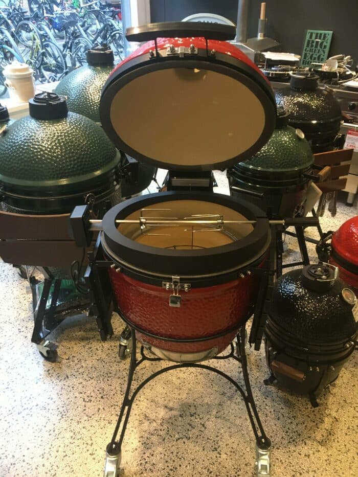 Kamado rotisserie voor large en medium