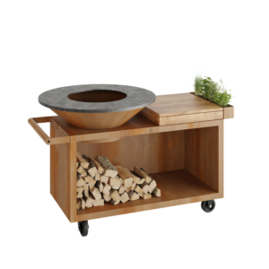 OFYR 100 Island+ Corten PRO – Teak Hout