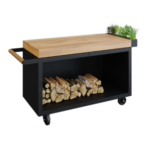OFYR 135 Mise en Place Table PRO Black – Teak Hout