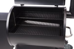 BF-Grills_TFB57PUB_Pro 22_LID OPEN_Blue_Traeger