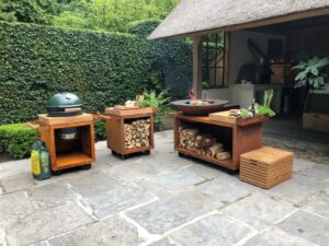 OFYR Kamado Table PRO Corten 65 3