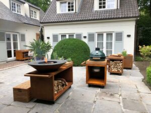 OFYR Kamado Table PRO Corten 65 4