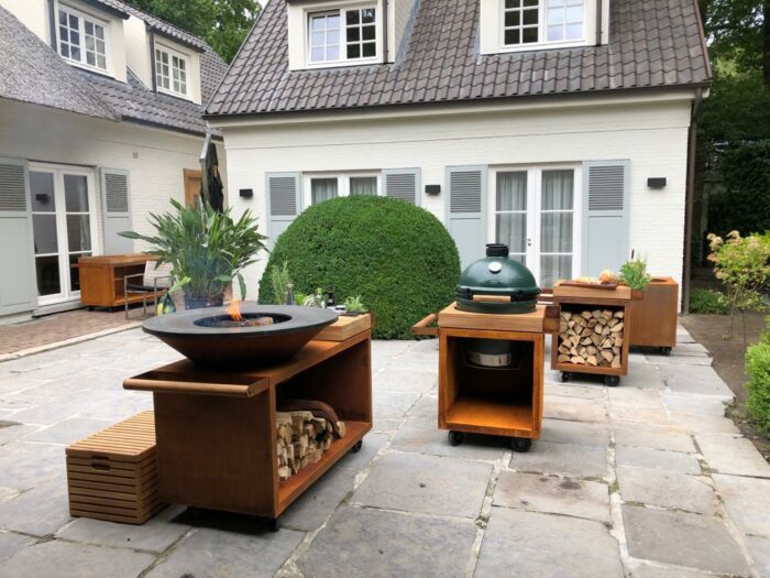 OFYR Kamado Table PRO Corten 65 4