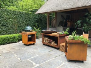 OFYR Kamado Table PRO Corten 65 5