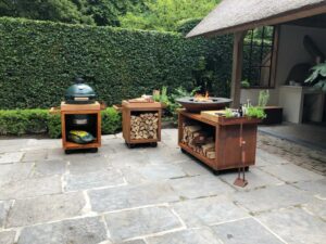 OFYR Kamado Table PRO Corten 65 6