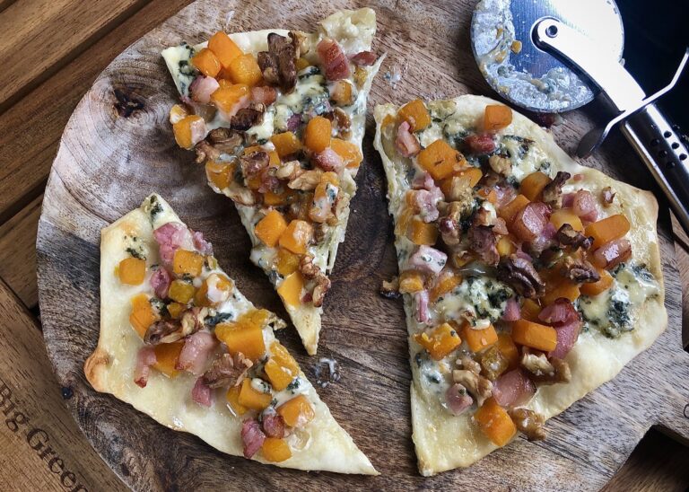 Eindproduct flammkuchen