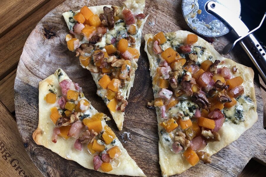 Eindproduct flammkuchen