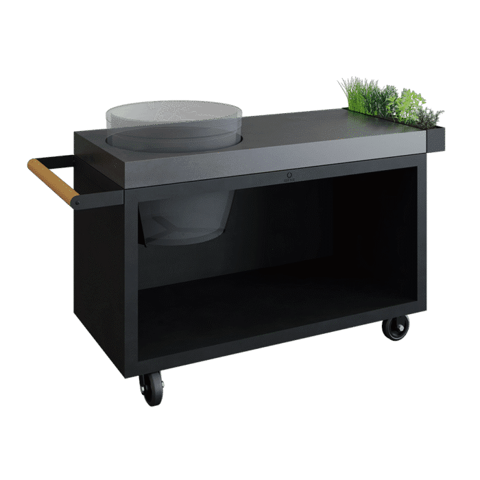 ofyr kamado tafel black beton 135-pro-cc-bge