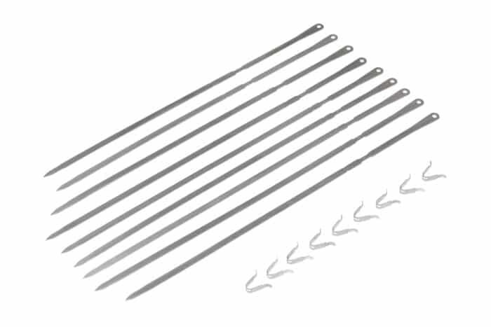 207001-L rotisserie spiesenset LeChef 9 stuks monotlith kamado