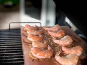 kamado gambas-zoutsteen-groenten-tag-big-green-egg-recept04