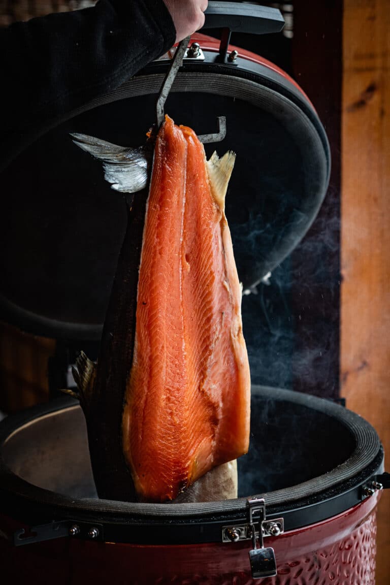 koud-gerookte-zalm-kamado-pekel-recept-green-egg