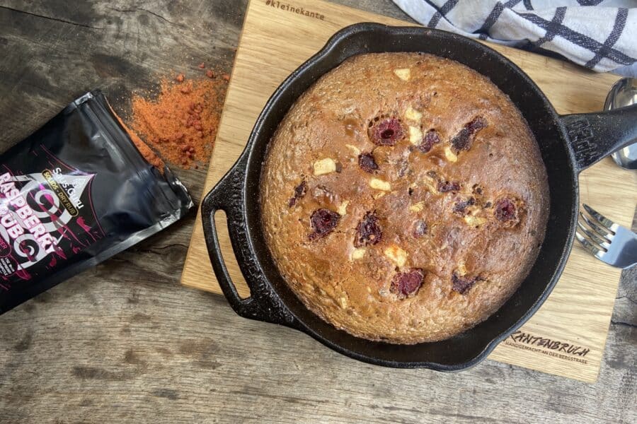 chocolade brownie skillet bbq recept kamado