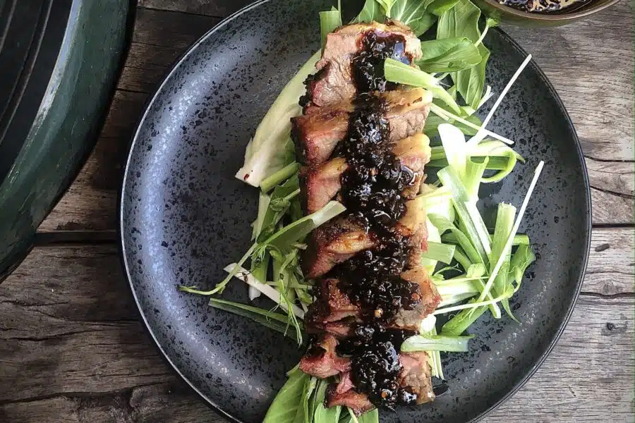 Bulgogi Style Shortribs kamado bbq recept eindproduct bulgogi style short ribs (1)-min