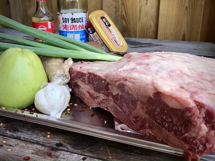 Bulgogi Style Shortribs kamado bbq recept voorbereiding-min