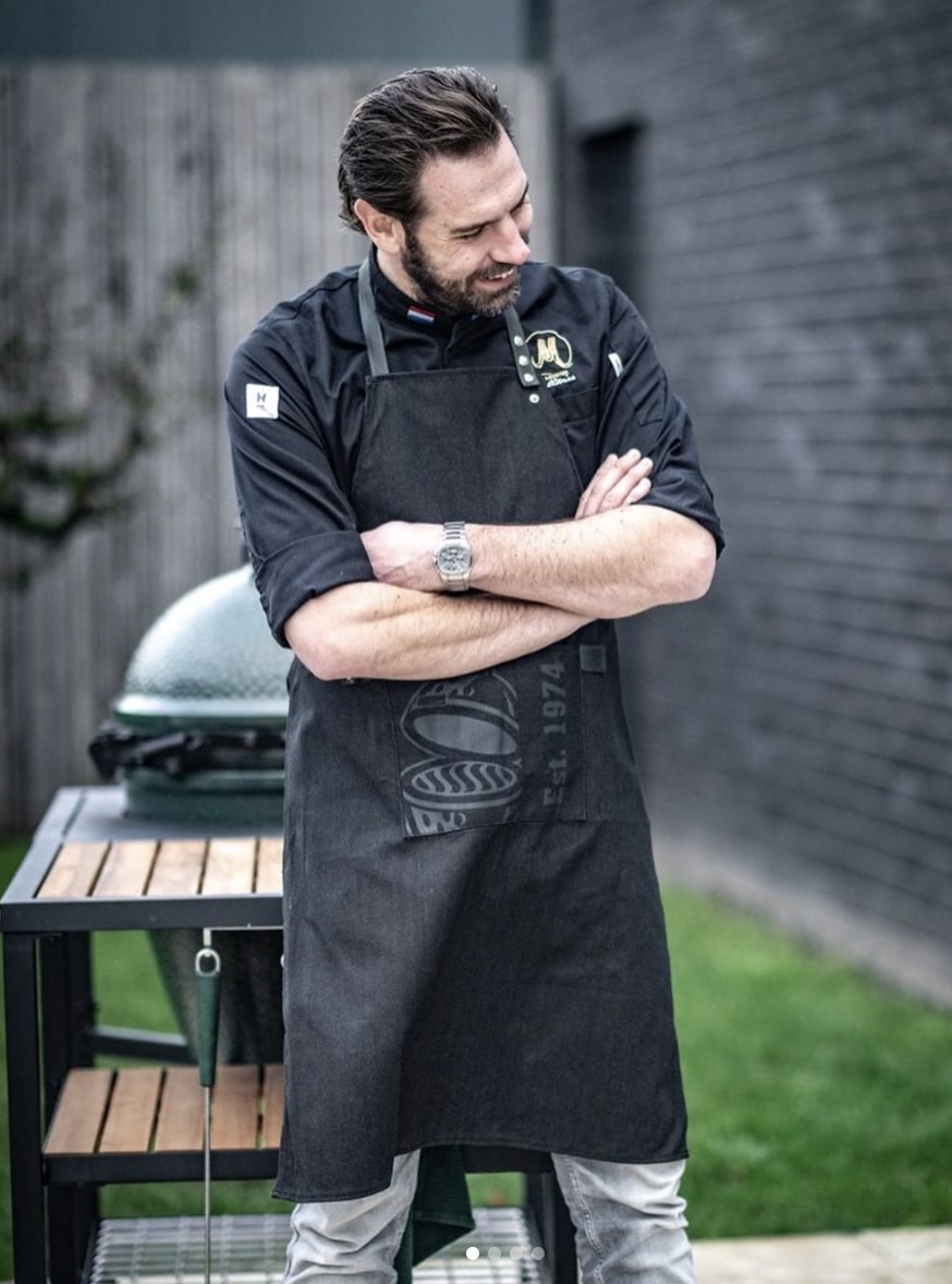 Canvas schort Big Green Egg