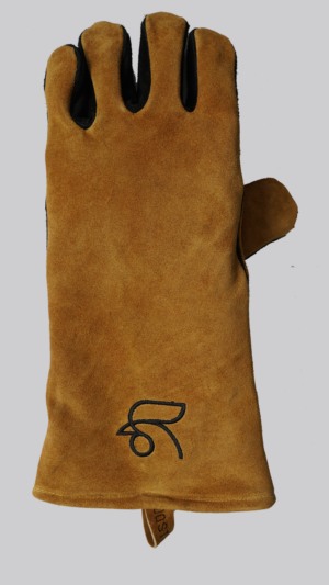 Leren handschoenen bruin Roostr