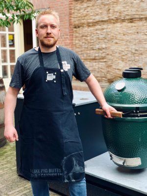 Denim schort BBQ Experience Center