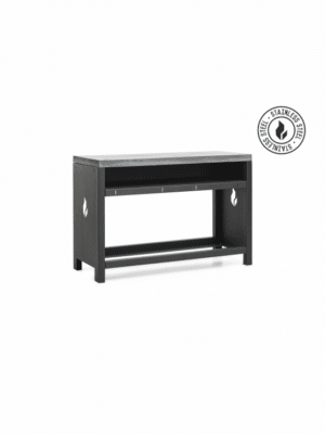 Zijtafel 1200 Black RVS Braaimaster