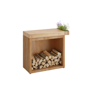 OFYR Butcher Block Storage Corten 90 Teak Hout