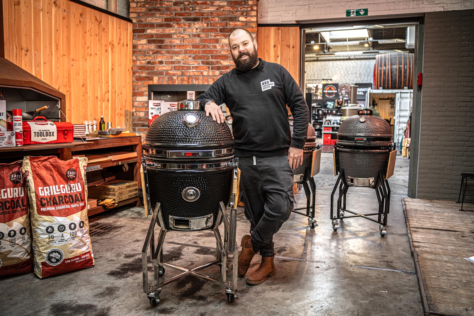 Grill guru original large elite bbq experience center be