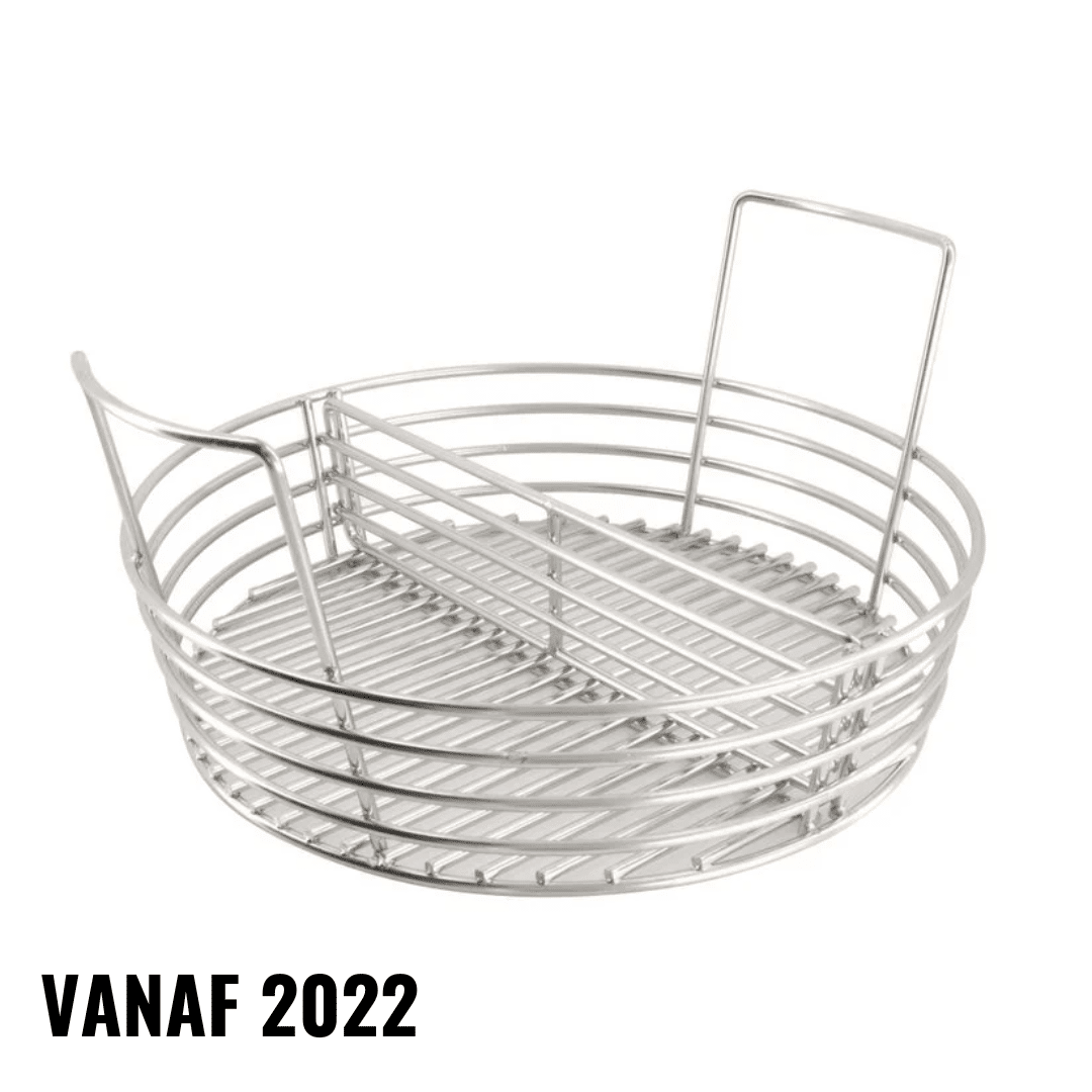 Mand Denter Rvs houtskool mand Grill Guru - BBQ Experience Center BE