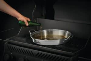 Premium-Chicken-Infusion-Roaster-In-Use-PouringBeer