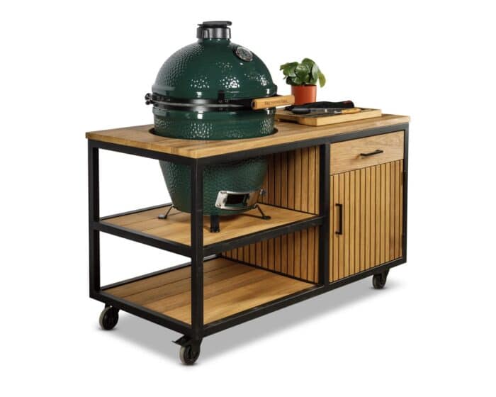 Stalen-Frame-kast-lade-met-big-green-egg-21 groot