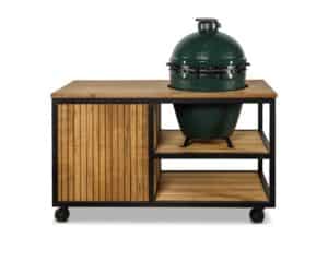 Stalen-Frame-kast-lade-met-big-green-egg-23 groot