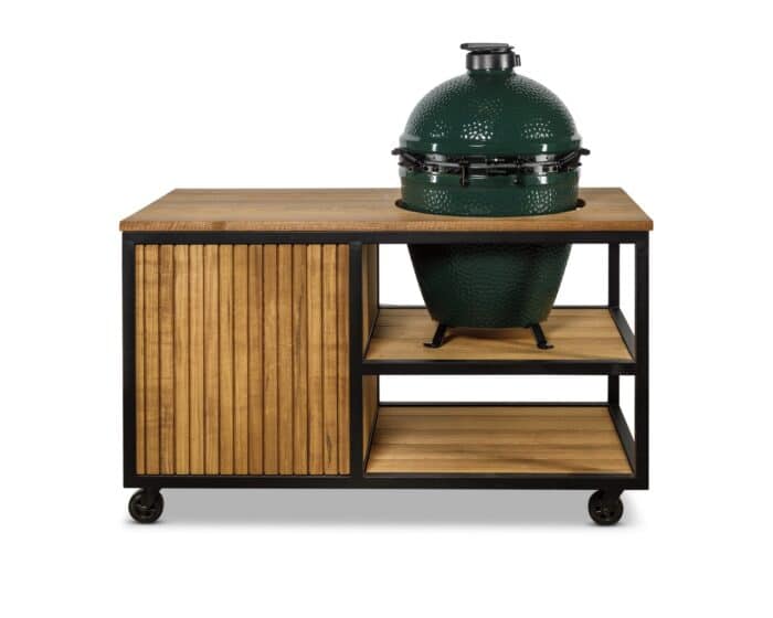 Stalen-Frame-kast-lade-met-big-green-egg-23 groot