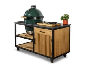 Stalen-frame-kast-Natuursteen-met-big-green-egg-06