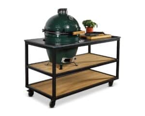 Stalen-Frame-tafel-Natuursteen-met-big-green-egg-05