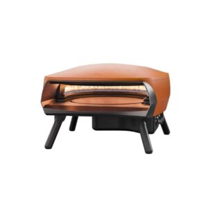 witt-etna-rotante-pizza-oven-oranje-vooraanzicht