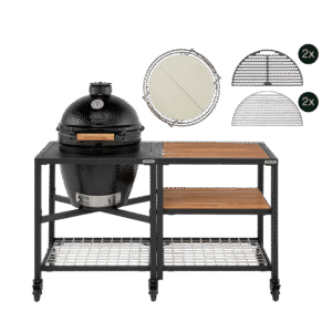 Big Green Egg The Onyx Large outdoor kitchen set