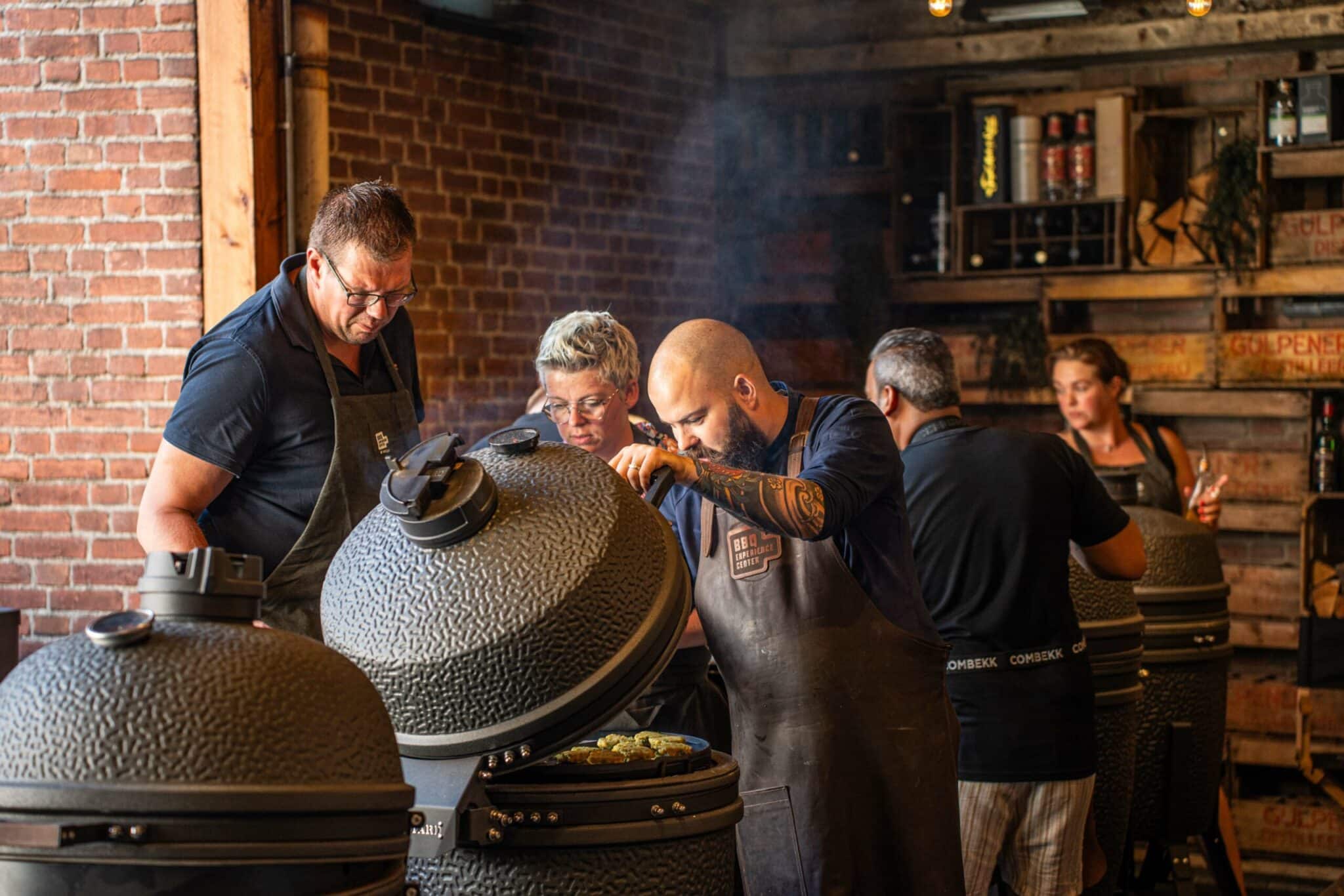 Workshop aan de kamado's